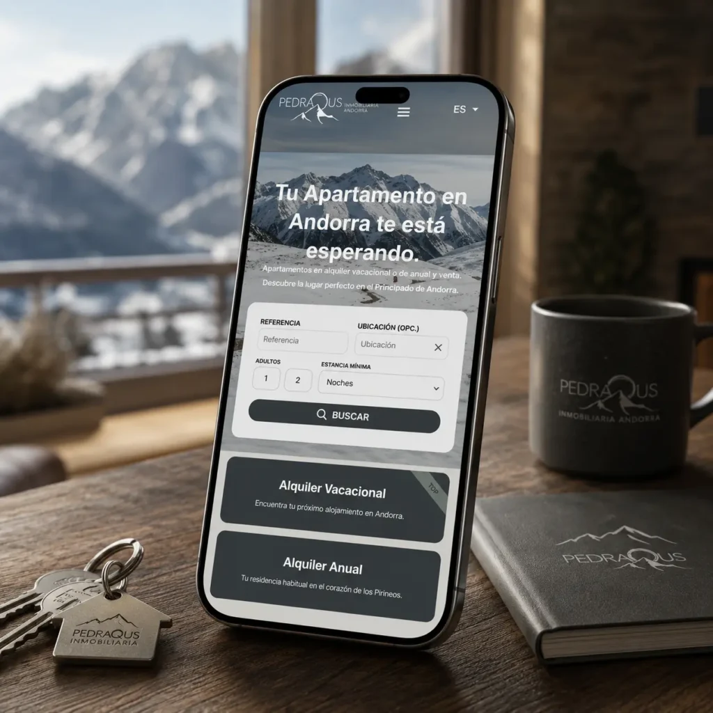 Diiseeny web immobiliaria a andorra
