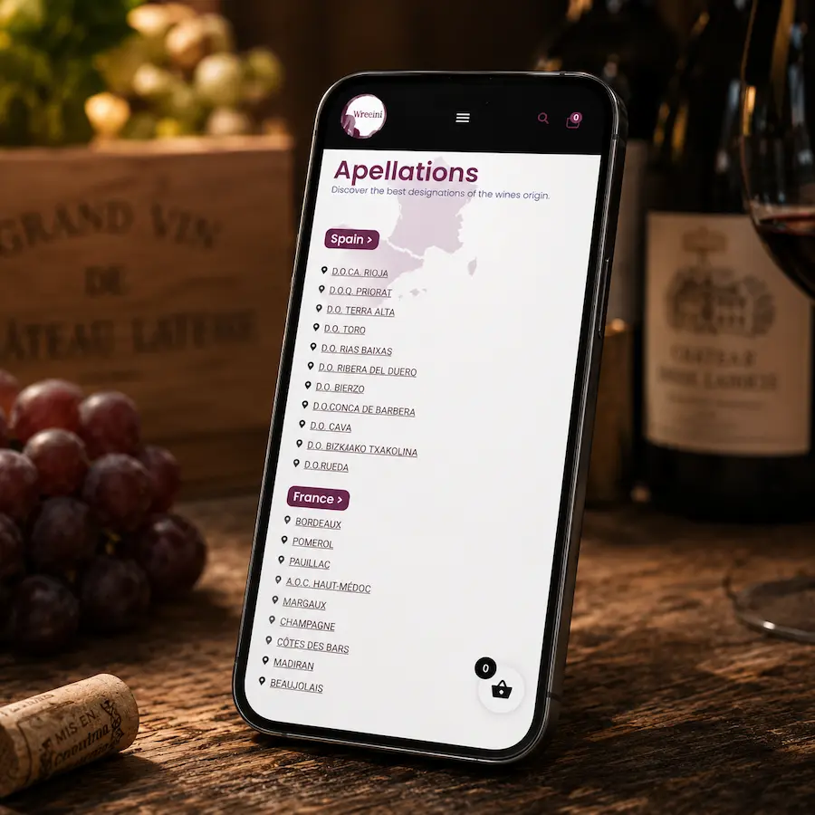 Disseny web botiga online andorra vins