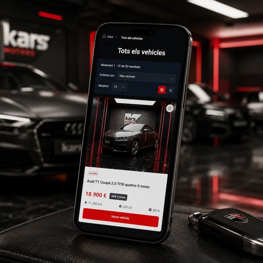 portal cotxes andorra disseny web kars