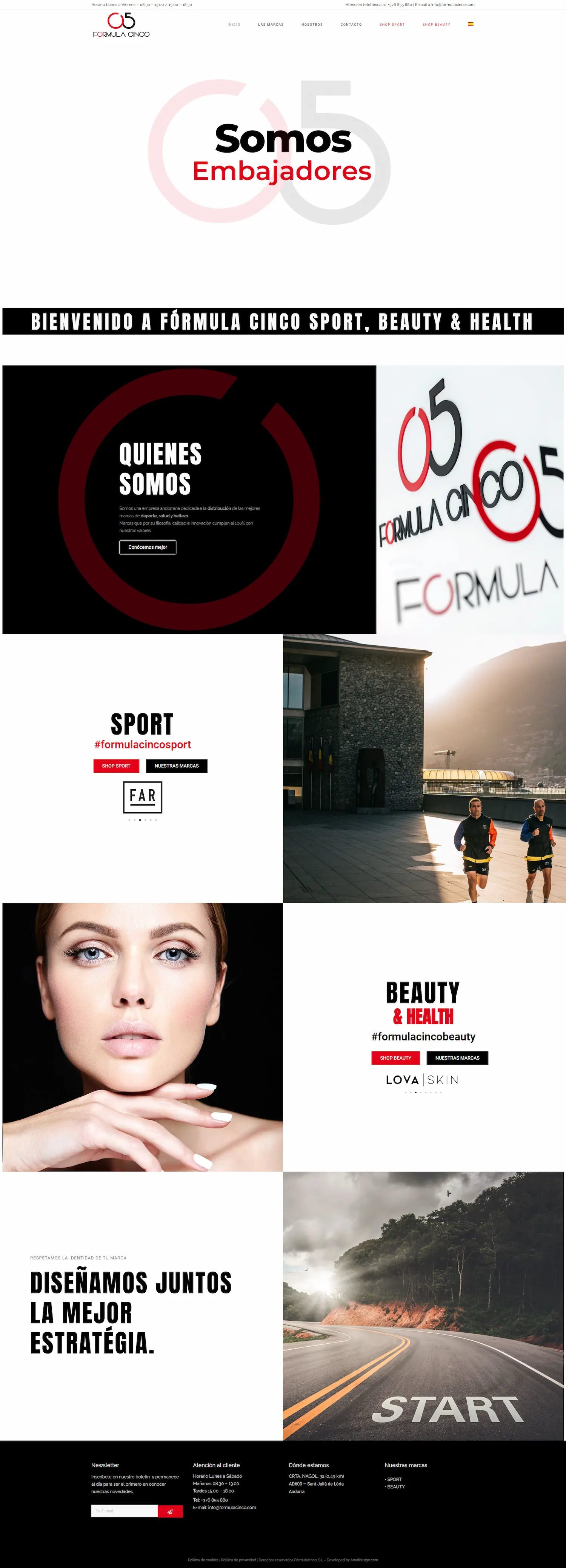 f5 pagina corporativa desarrollo web andorra